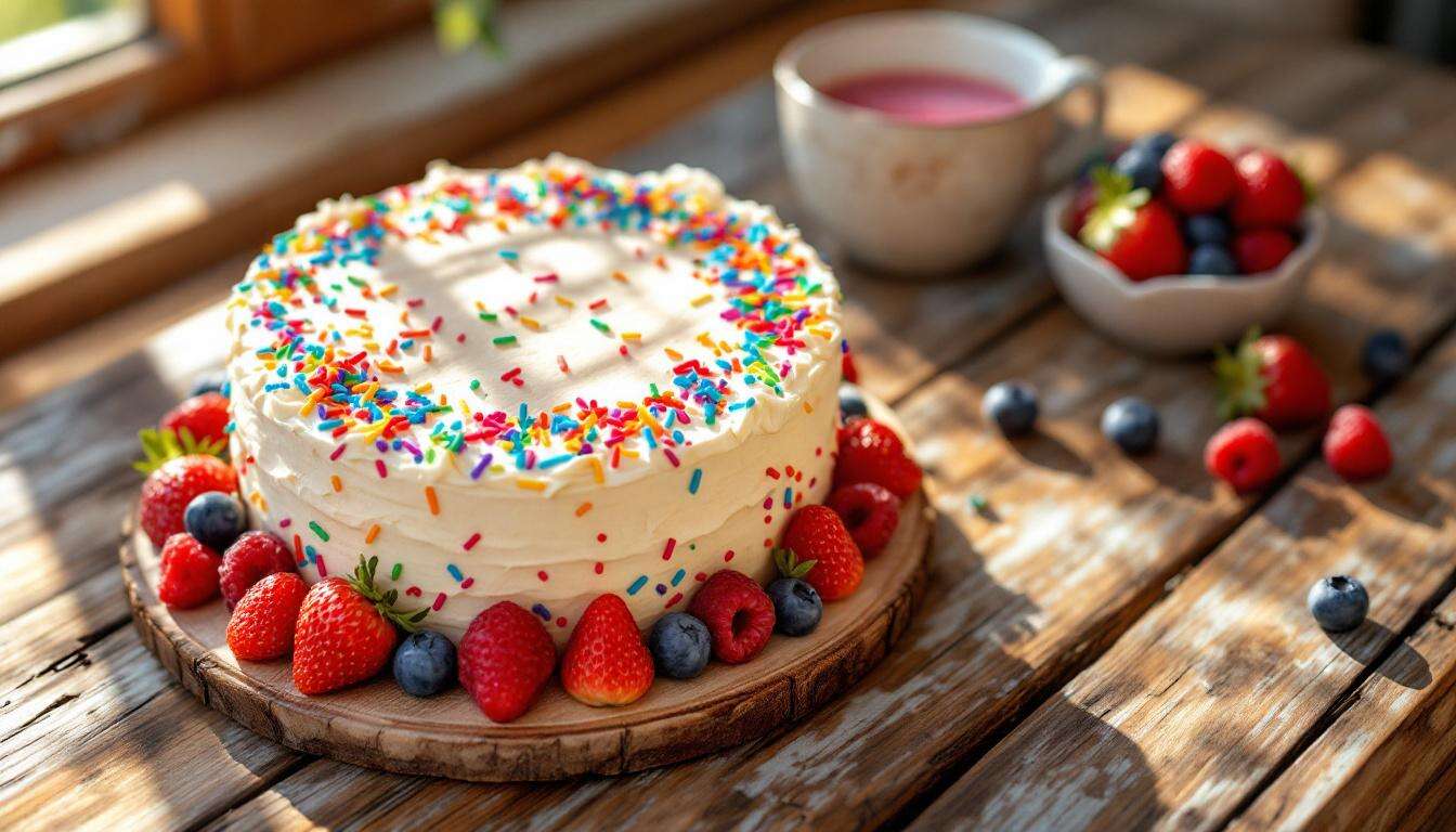 Recette de Smash Cake : un gâteau d'anniversaire unique