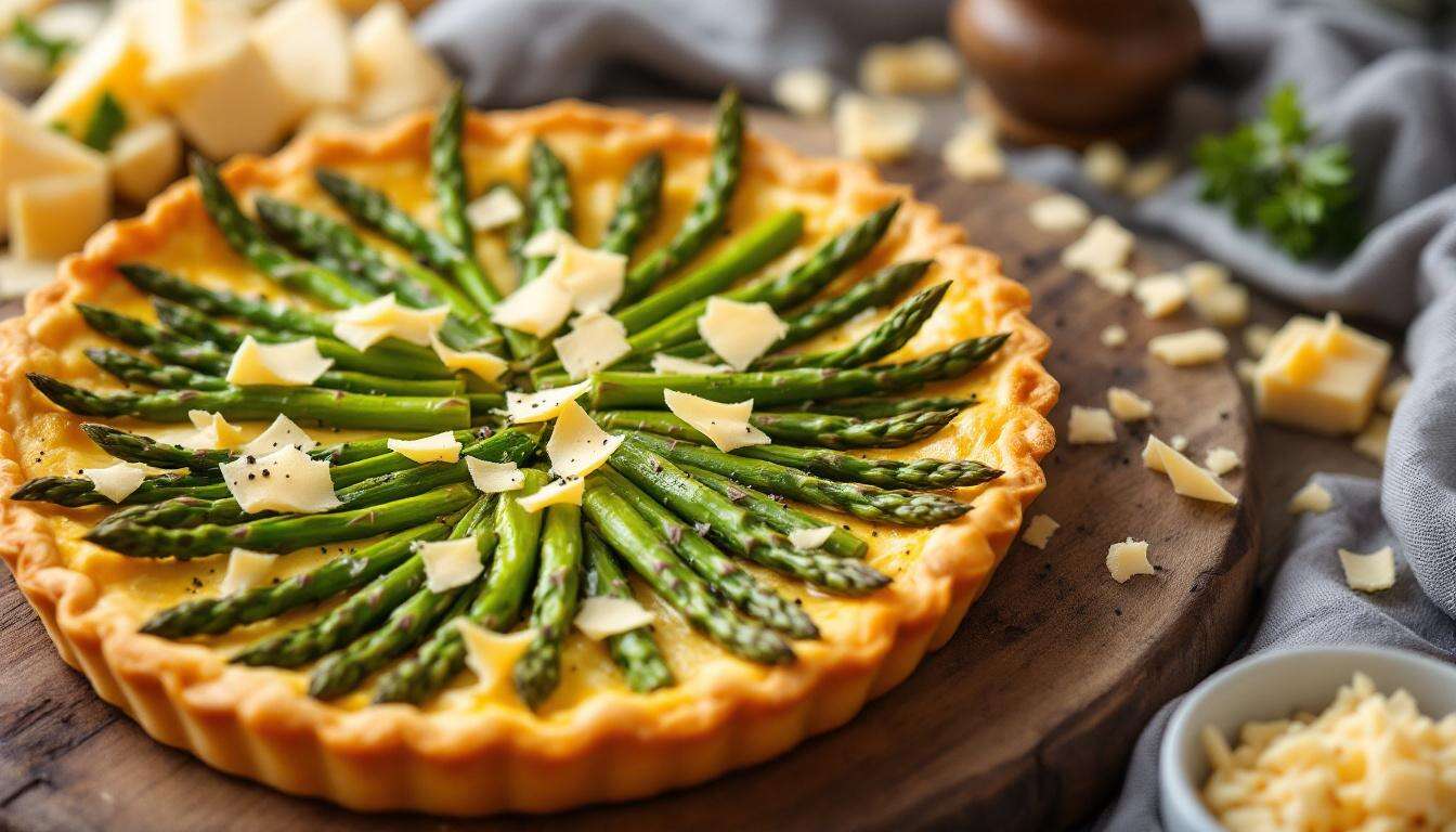 Recette de tarte aux asperges : un délice de saison